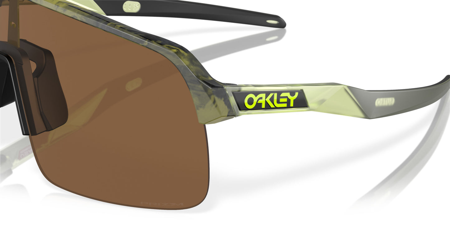 OAKLEY SUTRO LITE MATTE TRANS. FERN SWIRL SUNGLASSES w/ PRIZM BRONZE LENS