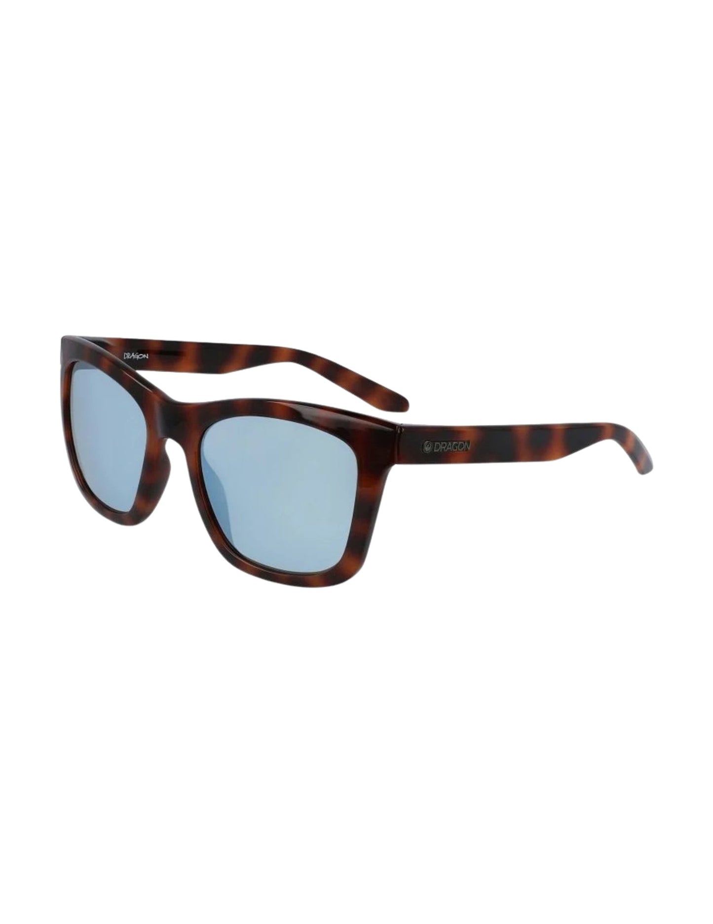 DRAGON ARIA SHINY SOFT TORT SUNGLASSES w/ LL SKY BLUE ION LENS