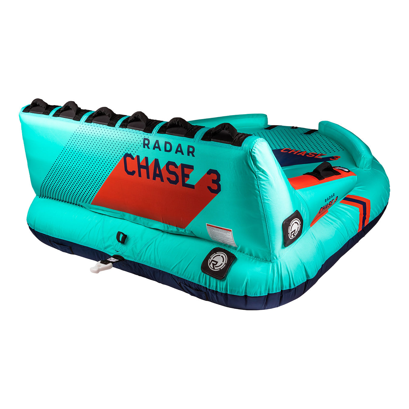 2026 RONIX RADAR THE CHASE LOUNGE 3 PERSON TUBE - MINT/NAVY/RED