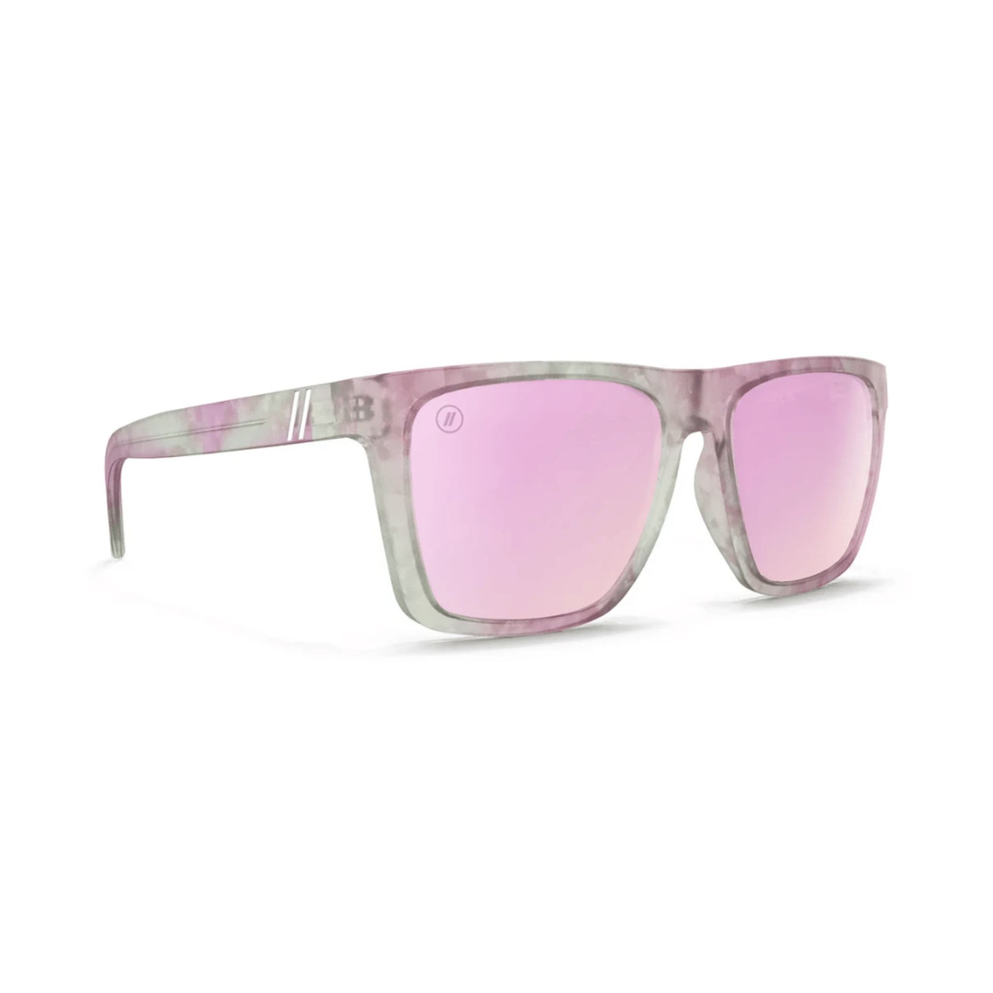 BLENDERS ROMEO PRETTY GANGSTA SUNGLASSES PINK TORT w/ PINK PLR LENS