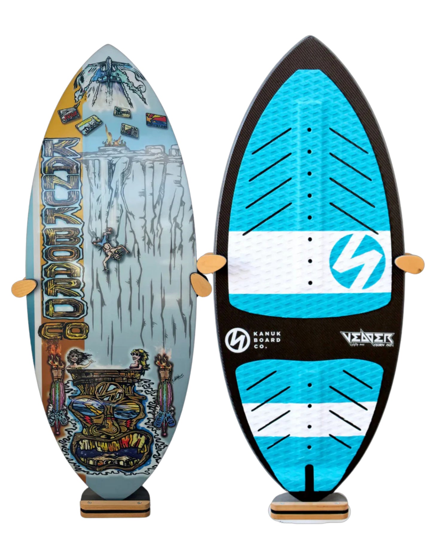 2025 KANUK STEWY PRO WAKE SURF BOARD - CLIFF JUMP
