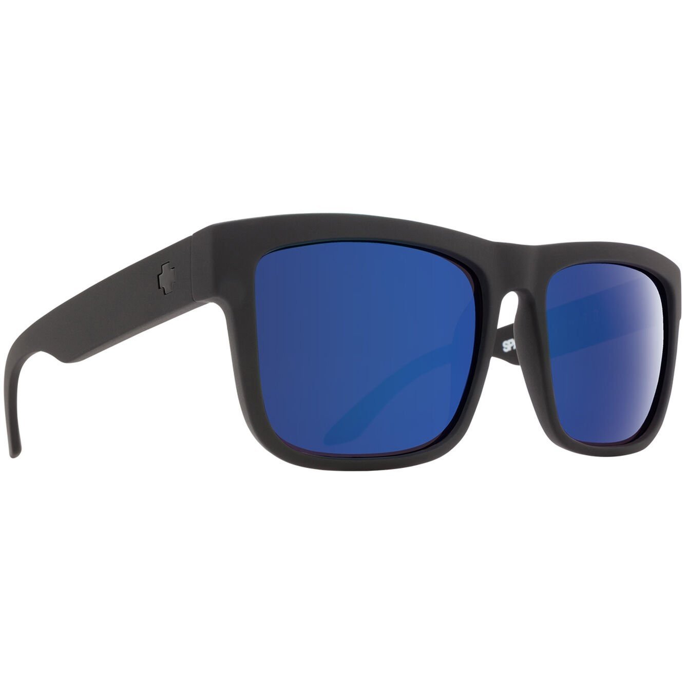 SPY DISCORD MATTE BLACK SUNGLASSES w/ HAPPY BRNZ PLR BLU MRR