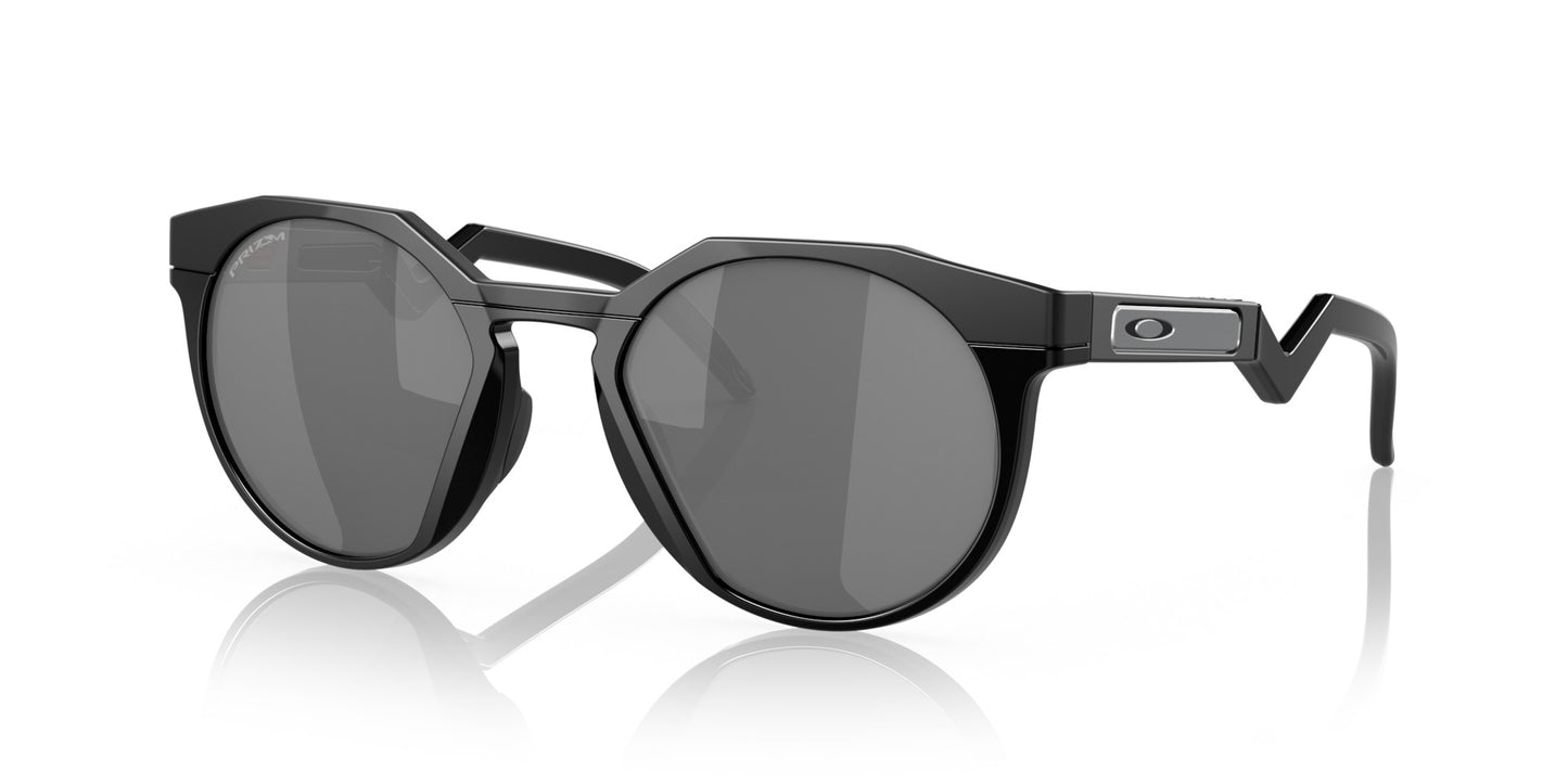 OAKLEY HSTN MATTE BLACK/POLISHED BLACK SUNGLASSES w/PRIZM BLACK