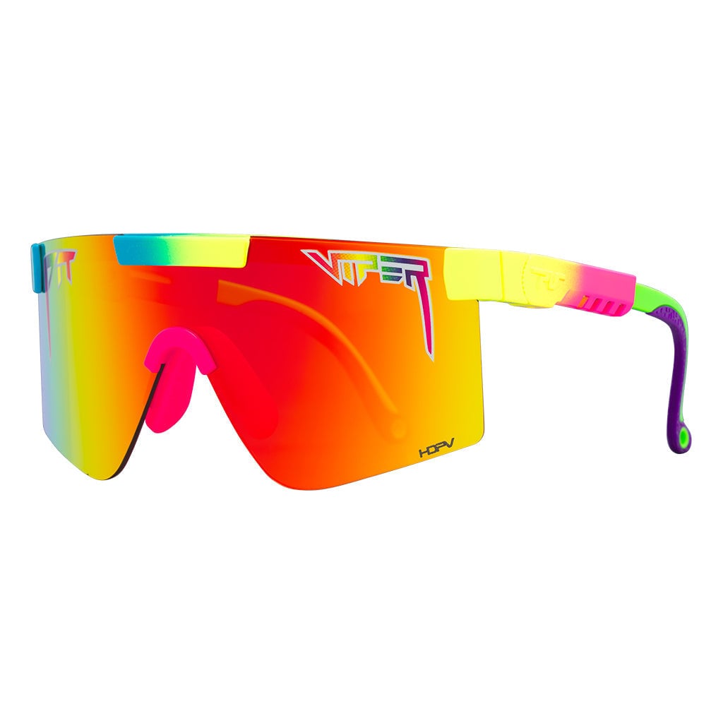 PIT VIPER THE PRIDE ORIGINAL NARROW SUNGLASSES w/HDPV POLARIZED RAINBOW