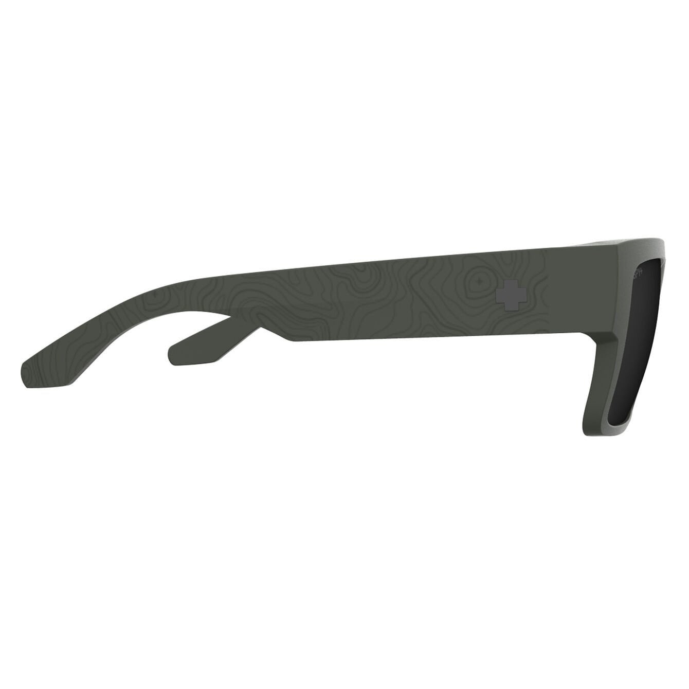 SPY CYRUS MATTE OLIVE SUNGLASSES w/ HAPPY GRY