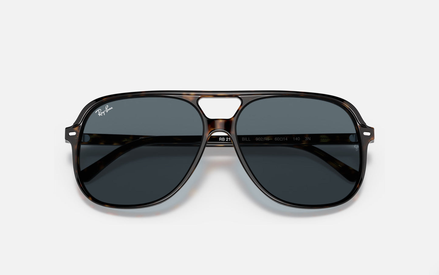 RAY-BAN BILL SUNGLASSES HAVANA w/ BLUE