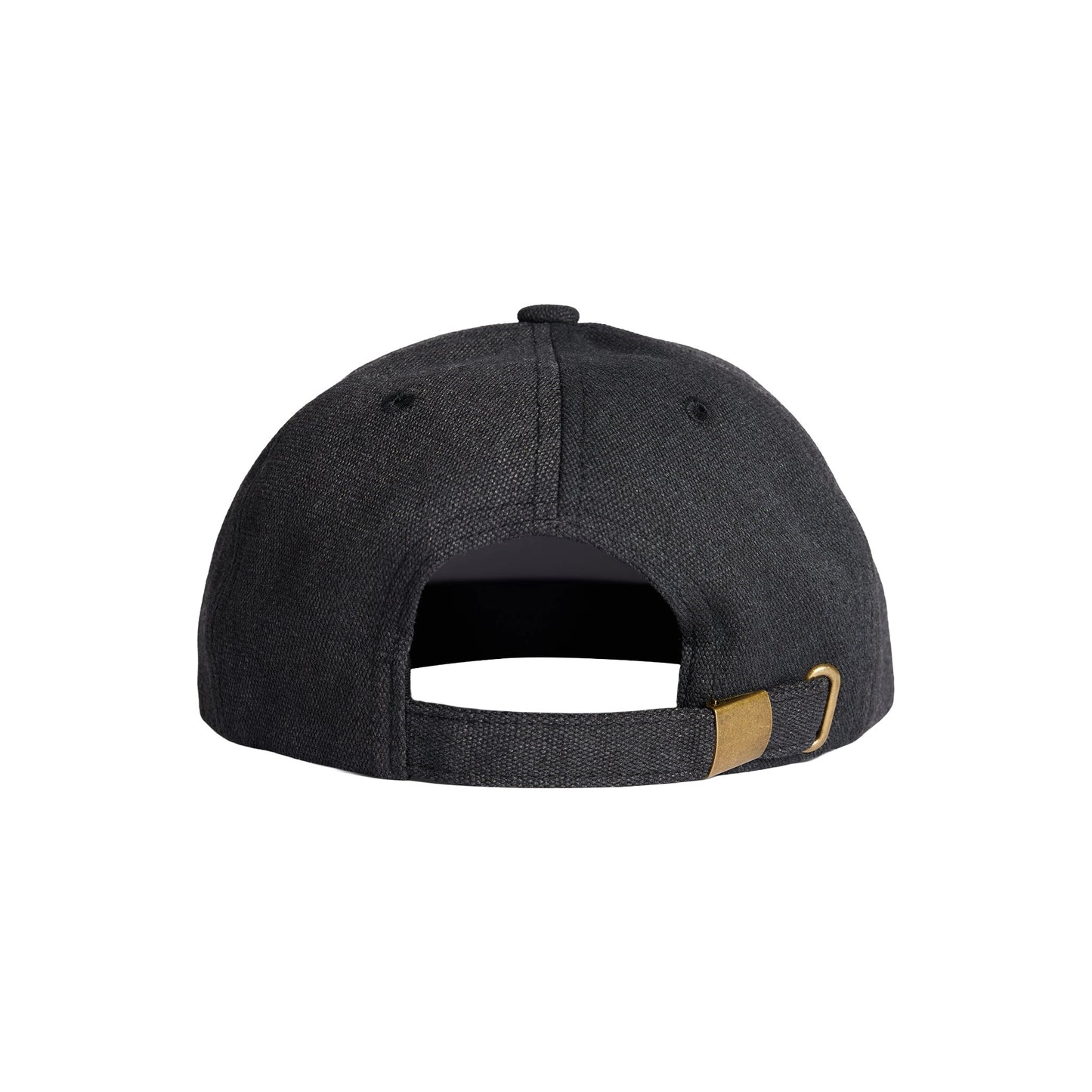 2026 AUTUMN WASHED CANVAS STRAPBACK BLACK