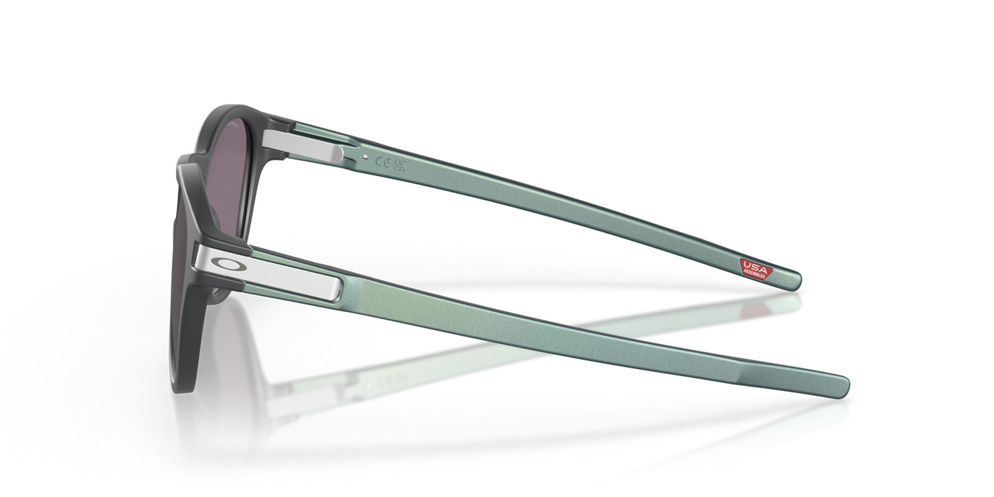 OAKLEY LATCH MATTE CARBON SUNGLASSES w/ PRIZM GREY